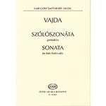 Sonata for solo violoncello; Janos Vajda (Ediitio Musica Budapest)