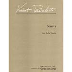 Sonata for Solo Violin; Vincent Persichetti (Elkan-Vogel)