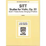 100 Studies, Op. 32, Book 3, violin; Hans Sitt (Carl Fischer)