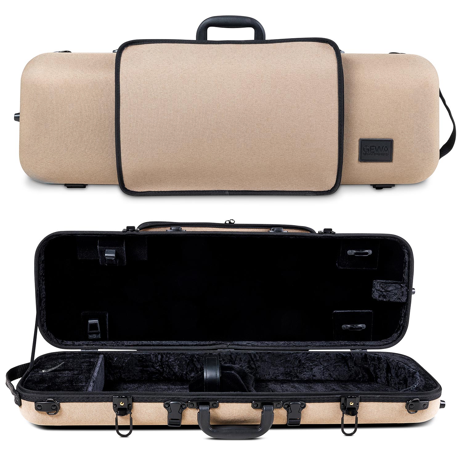 GEWA Bio-A Oblong 4/4 Violin Case, Beige | Carriage House Violins